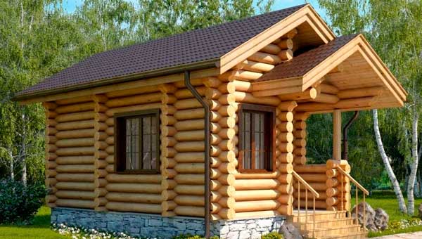 Брусовые бани: о популярных проектах