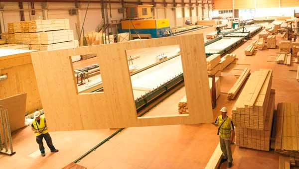 Панели cross-laminated timber (CLT)